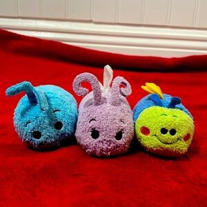 Disney Tsum Tsum Bugs Life themed plush lot of 3